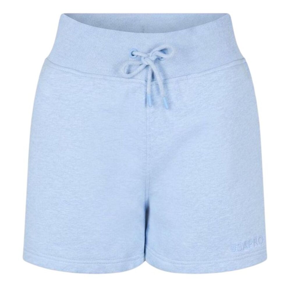 USA Pro Womens/Ladies Fleece Regular Shorts / Blue Marl